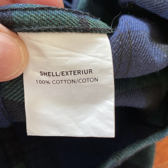 Dickies shirt/jacket button down with hood plaid size medium. Nice for camping! - Picture 8 of 12